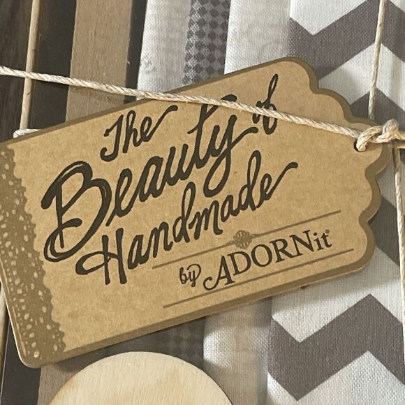 ADORNit Fabric Wrap Frame Kit - Cut & Sew Fabric Art Project - Finished size 8" - Picture 2 of 10